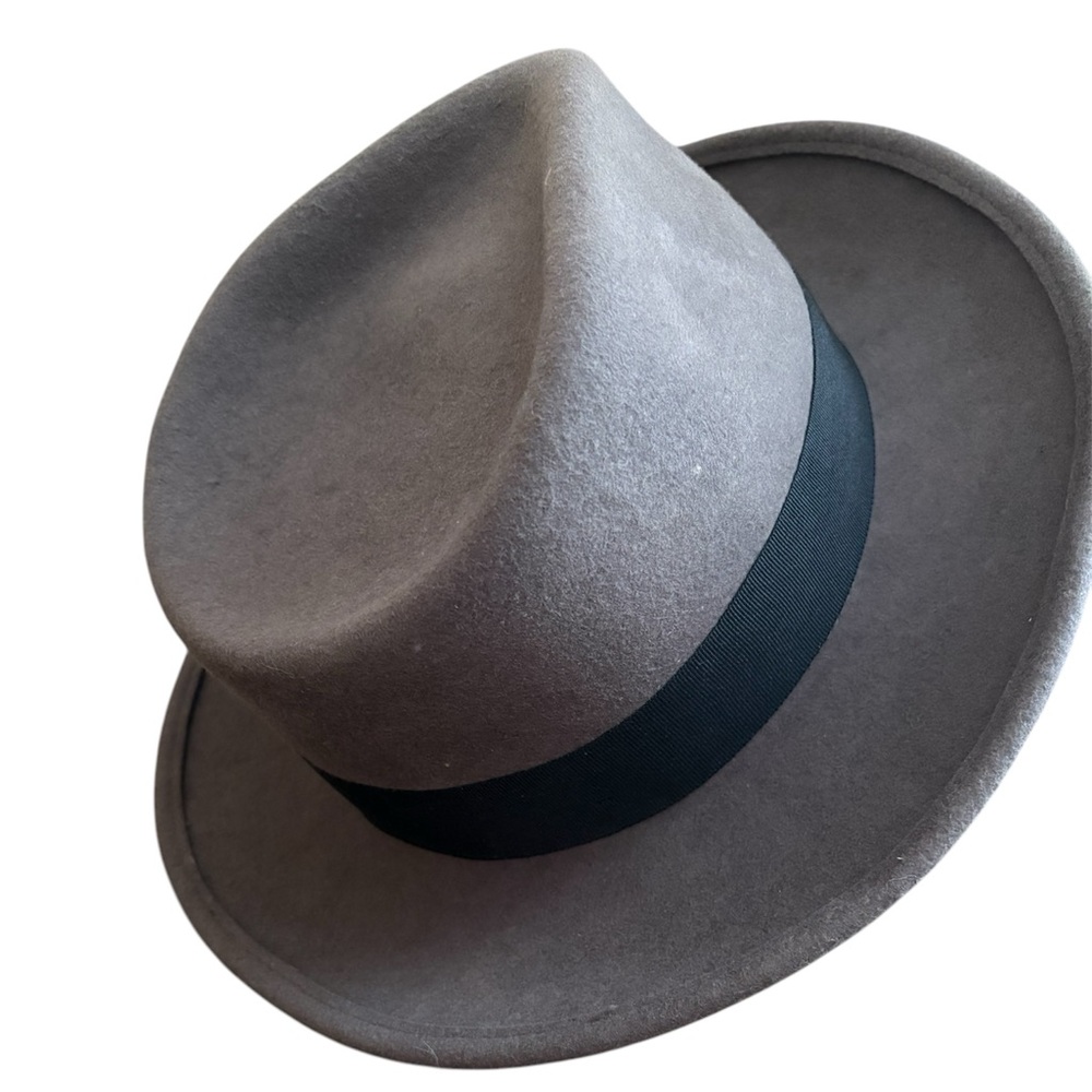 Conner Handmade Fedora Hat Gray - Picture 5 of 15